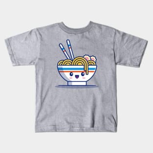 Cute Ramen Noodle Kids T-Shirt